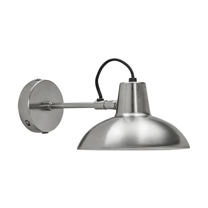 Desk seinävalaisin 30 cm - Harjattu hopeanvärinen - House Doctor