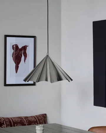 Flola riippuvalaisin Ø50 cm - Harjattu hopeanvärinen - House Doctor