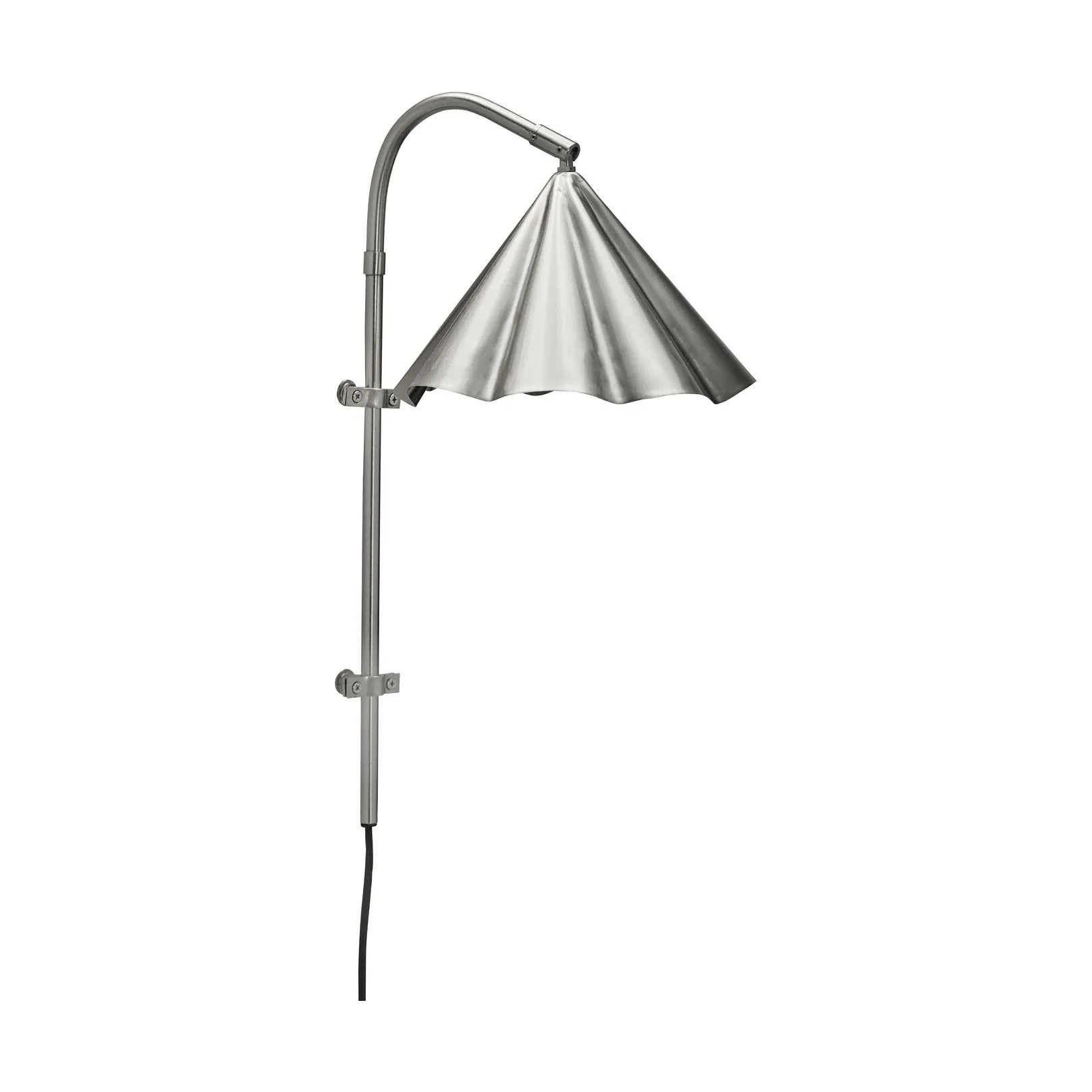 Flola seinävalaisin 51 cm, Harjattu hopeanvärinen House Doctor