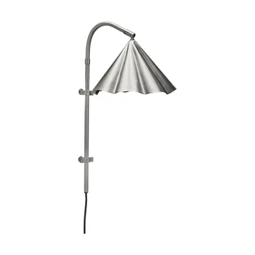 Flola seinävalaisin 51 cm - Harjattu hopeanvärinen - House Doctor