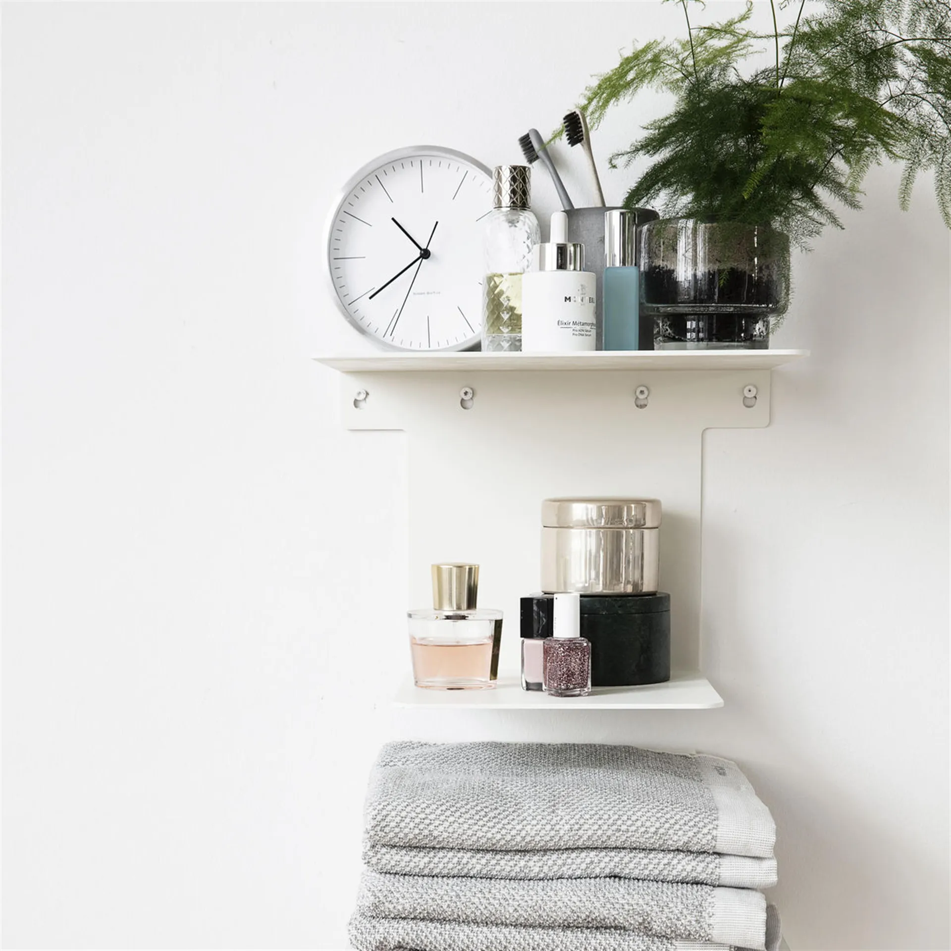 Hannah pöytäkello 15 cm, hopea House Doctor