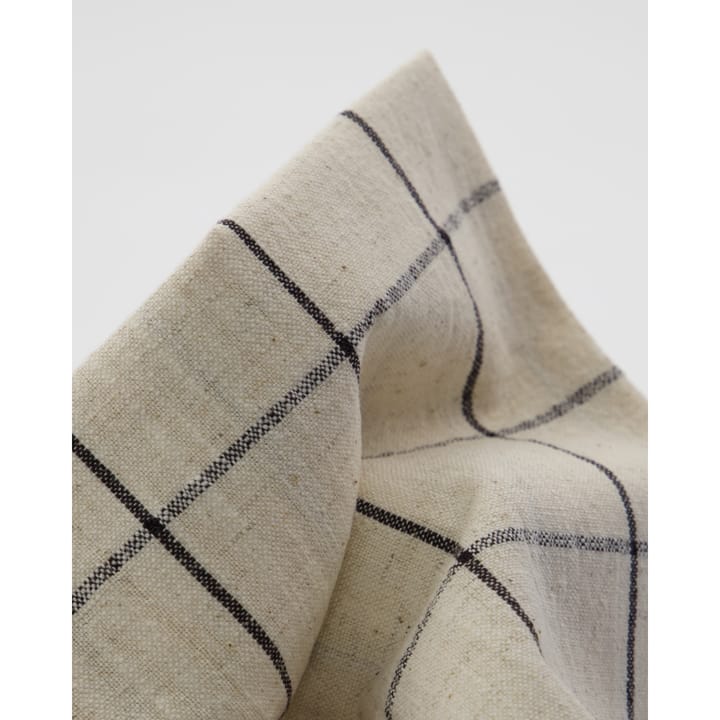 Join kankainen lautasliina 40x40 cm 4-pack, Svart-off white House Doctor