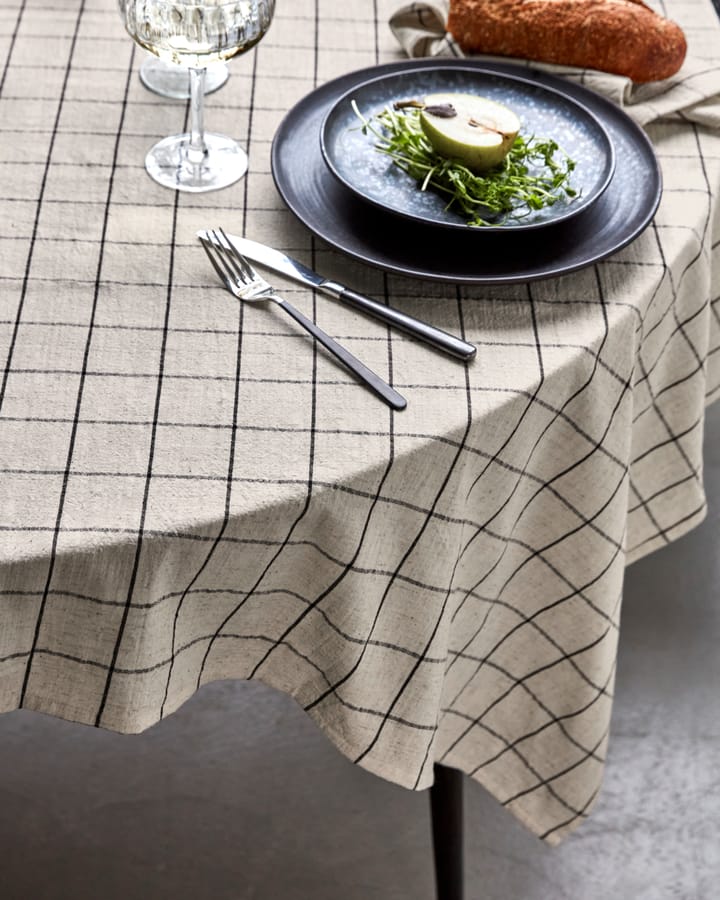 Join pöytäliina 150x150 cm, Svart-off white House Doctor
