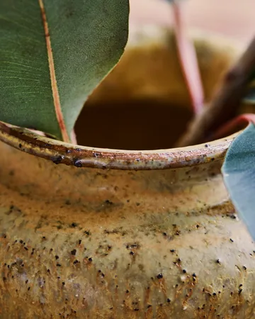 Kolo maljakko - Sinapinkeltainen, 8,5 cm - House Doctor