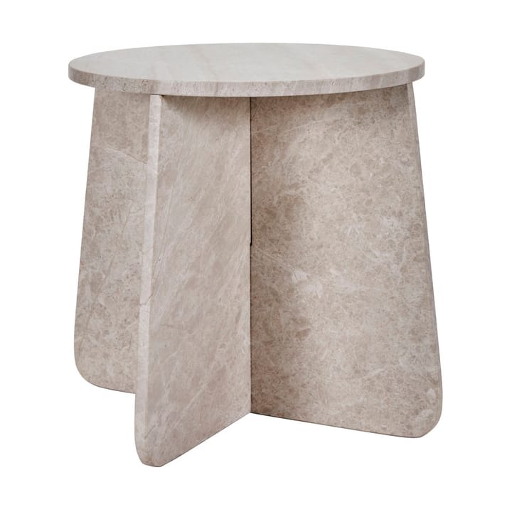Marb sivupöytä 48x48x40 cm, Beige marmori House Doctor