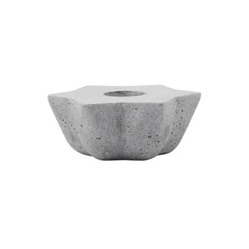 Mold Little Star -kynttilänjalka - Harmaa - House Doctor