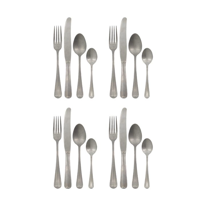 Mora aterinsetti 16 osaa - Silver finish - House Doctor