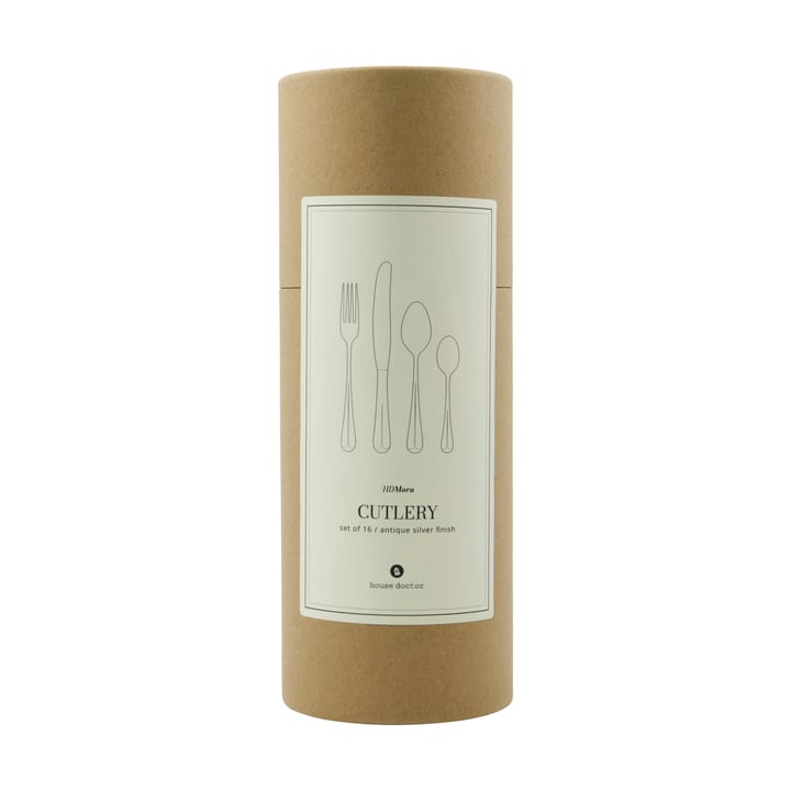 Mora aterinsetti 16 osaa, Silver finish House Doctor
