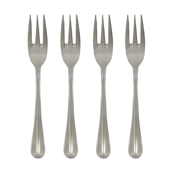 Mora kakkuhaarukka 4-pack. - Silver finish - House Doctor