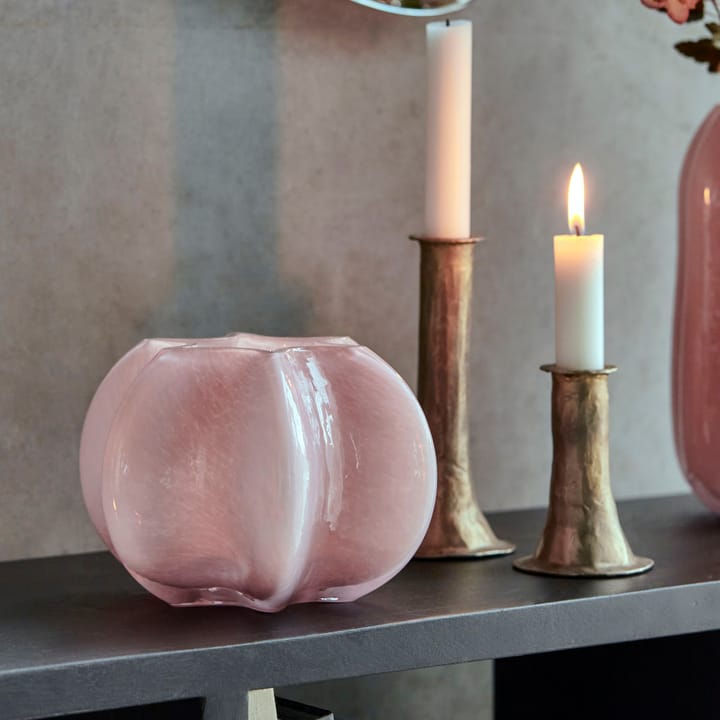 Nixi tuikkukynttilänjalka 17,5 cm, Vaaleanpunainen House Doctor