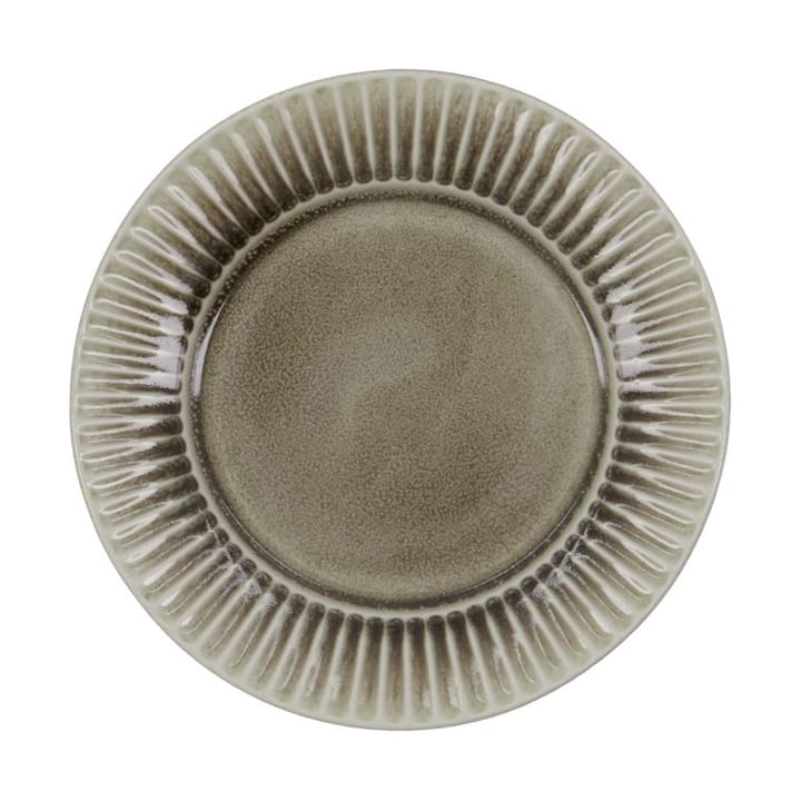 Pleat aamiaislautanen Ø22 cm - Harmaa-ruskea - House Doctor