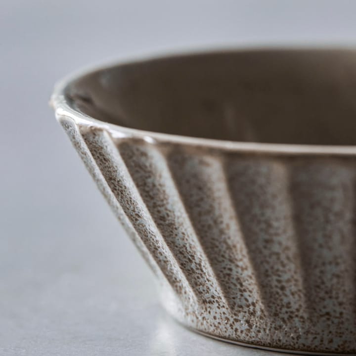 Pleat kulho Ø15 cm, Harmaa-ruskea House Doctor