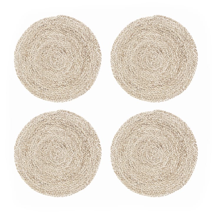 Pyöreä tabletti ruoho 4/pk - Luonnonvärinen - House Doctor