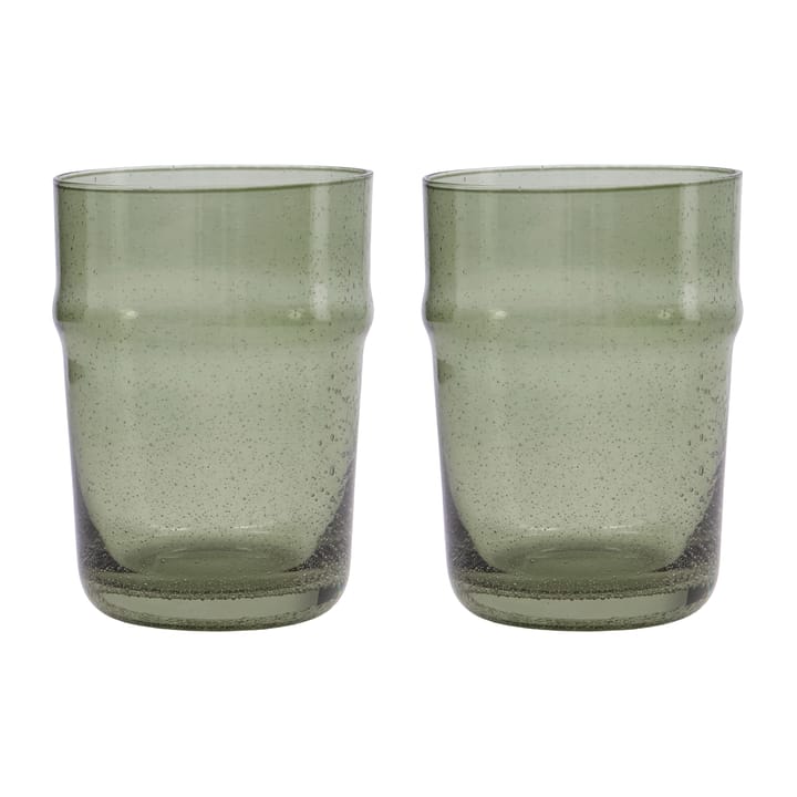 Rain lasi 10,5 cm 2-pakkaus, Vihreä House Doctor