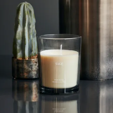 Sage tuoksukynttilä 50 tuntia - Sininen - House Doctor