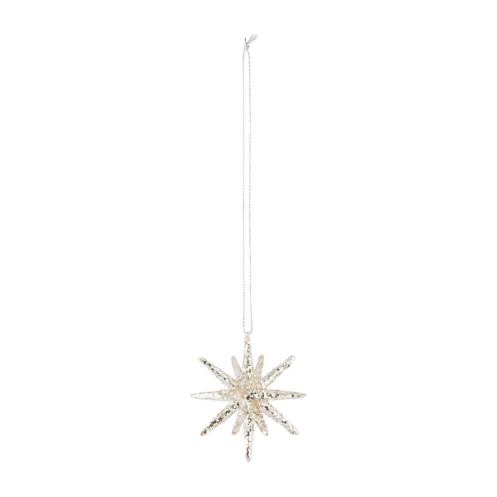 Spike joulukoriste Ø7,5 cm, Silver-glitter House Doctor