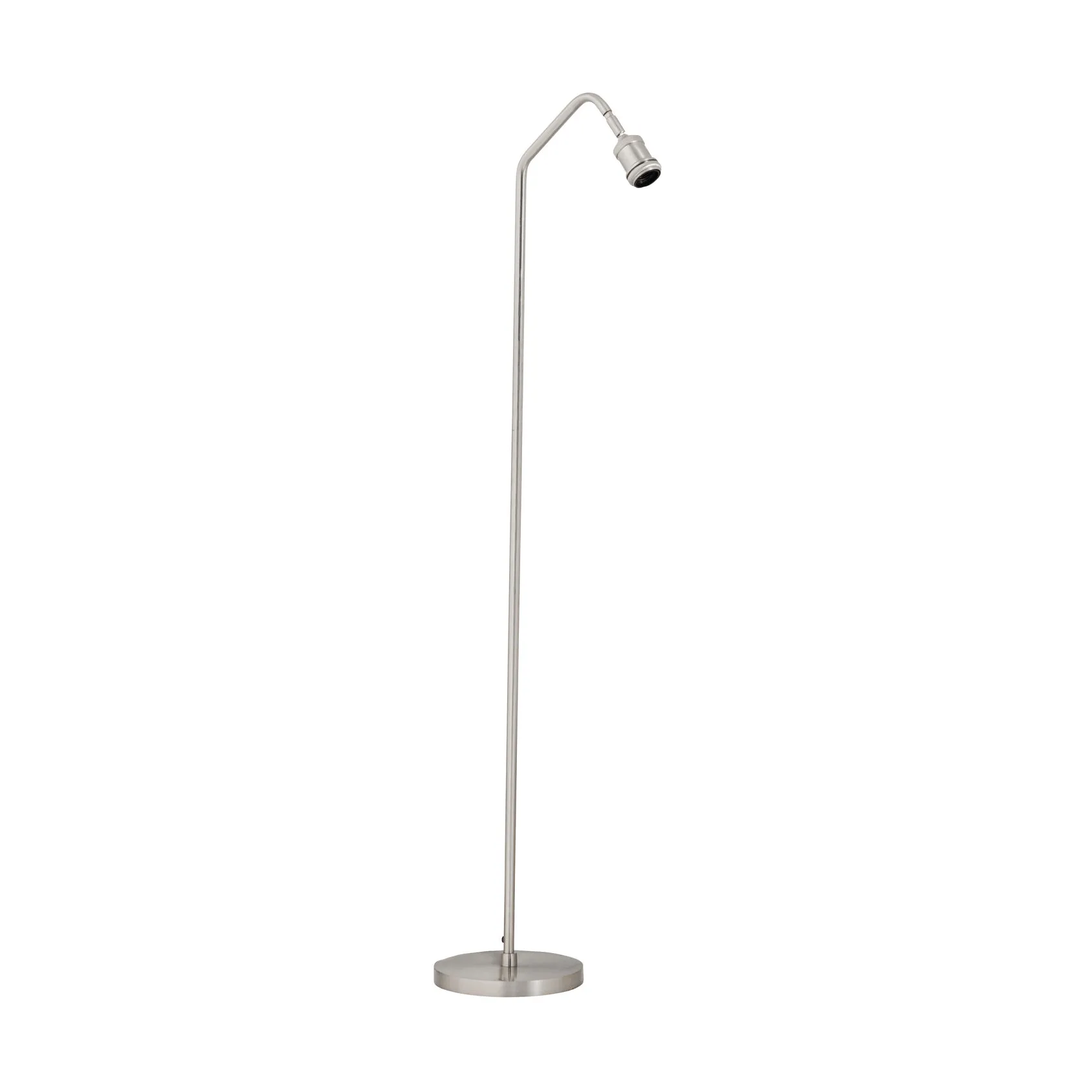 Stand lattialamppu, Harjattu hopeanväri, 129,5 cm House Doctor