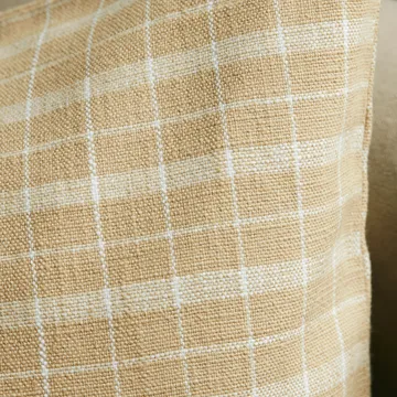 Thame tyynynpäällinen ruudullinen 50x50 cm - Hiekka - House Doctor