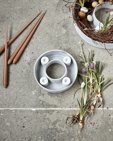 The ring kynttilänjalka - Grey - House Doctor