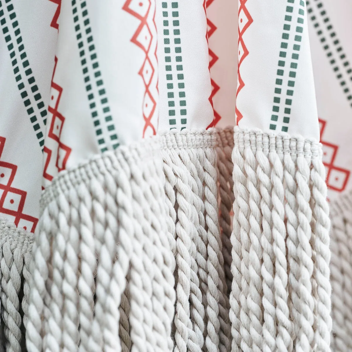 Umbra aurinkovarjo Ø190 cm, Red-green House Doctor