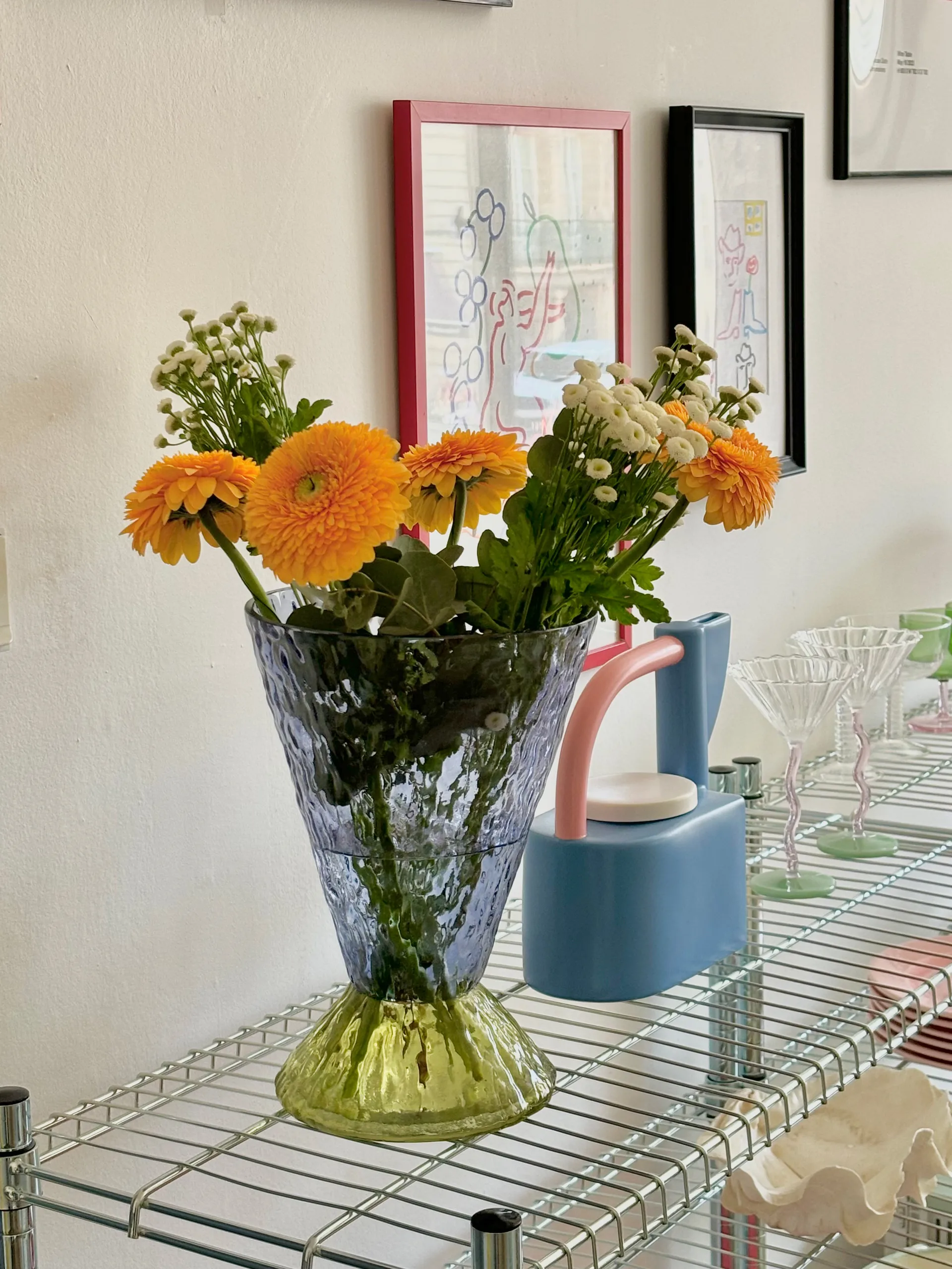 Abyss maljakko, Sininen Hübsch Interior