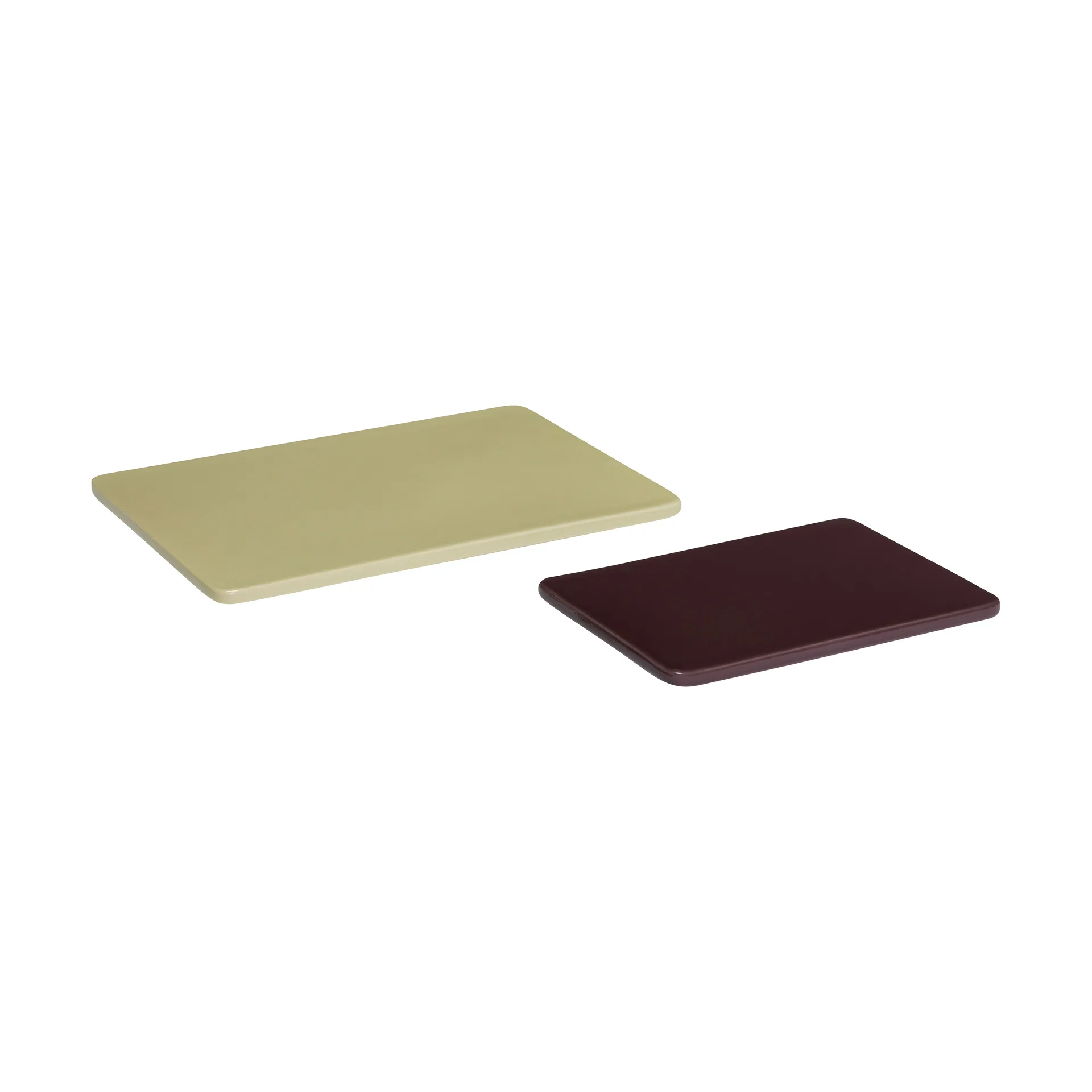Amare alusta setti 2 osaa suuri, Vihreä-maroon Hübsch Interior