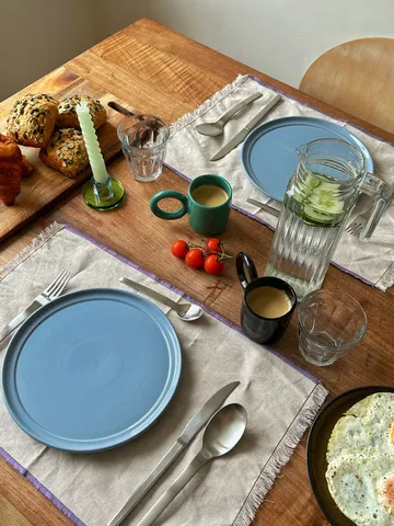 Astra-kynttilänjalka pieni - Sini-vihreä - Hübsch Interior