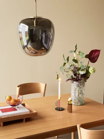 Astro kynttilänjalka - Vaaleanpunainen - Hübsch Interior