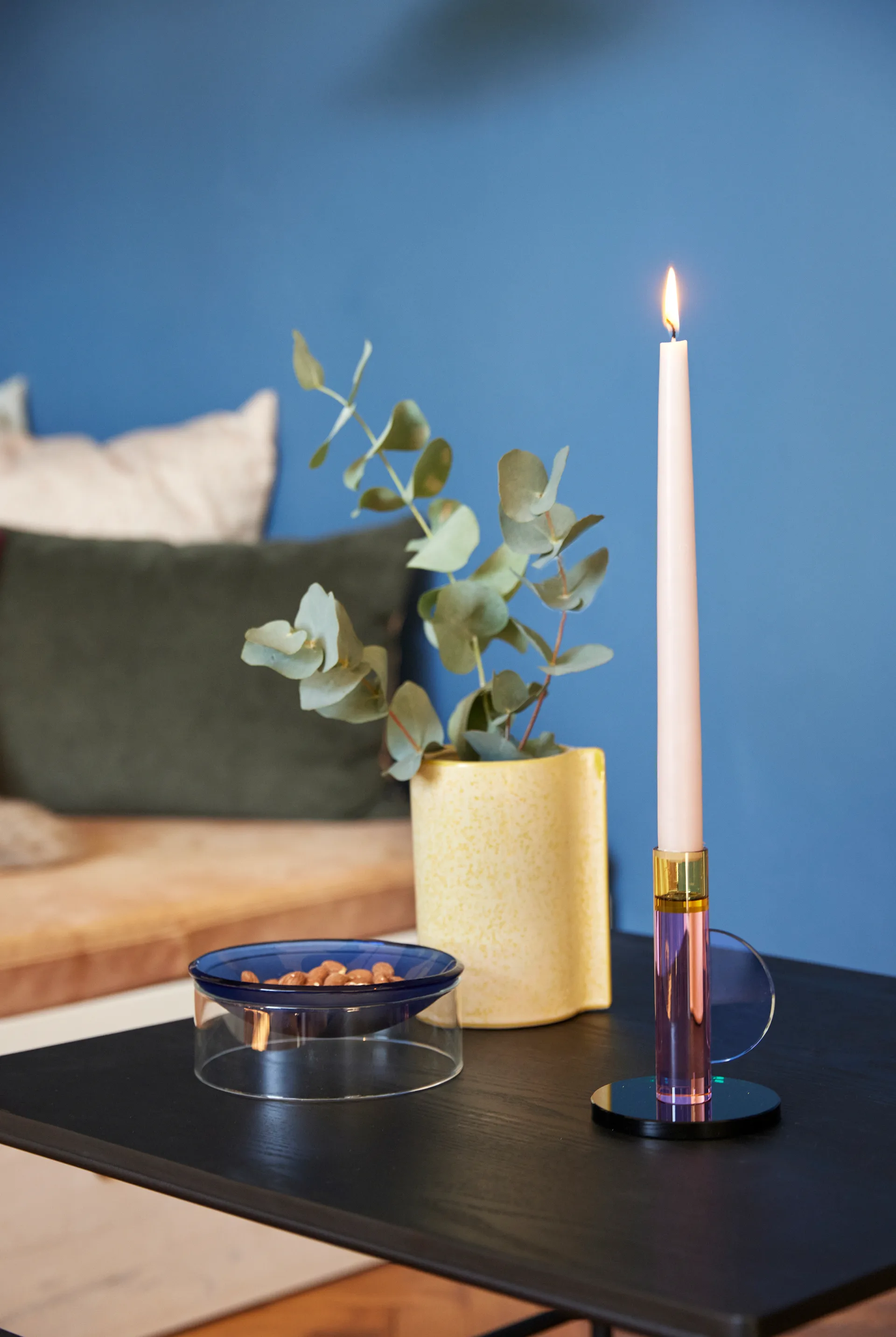 Astro kynttilänjalka, Vaaleanpunainen Hübsch Interior