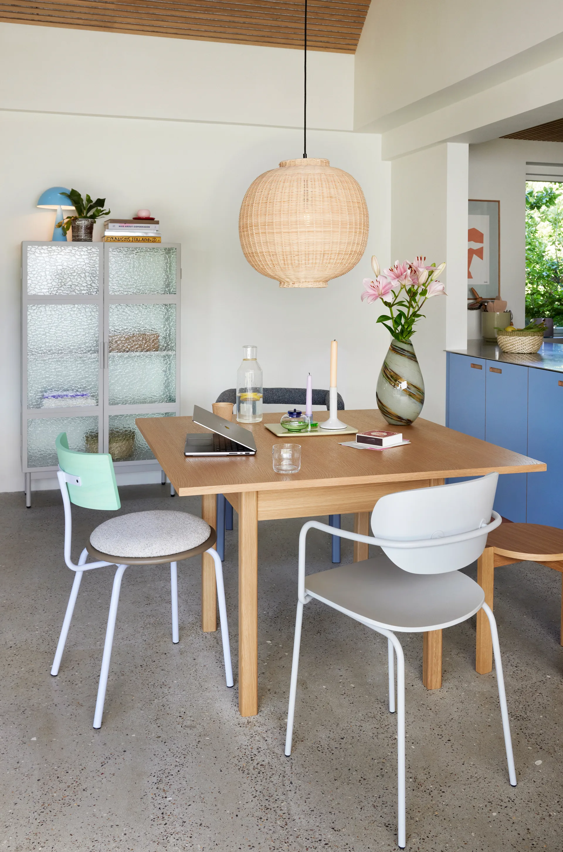 Chand Round riippuvalaisin, Natural Hübsch Interior