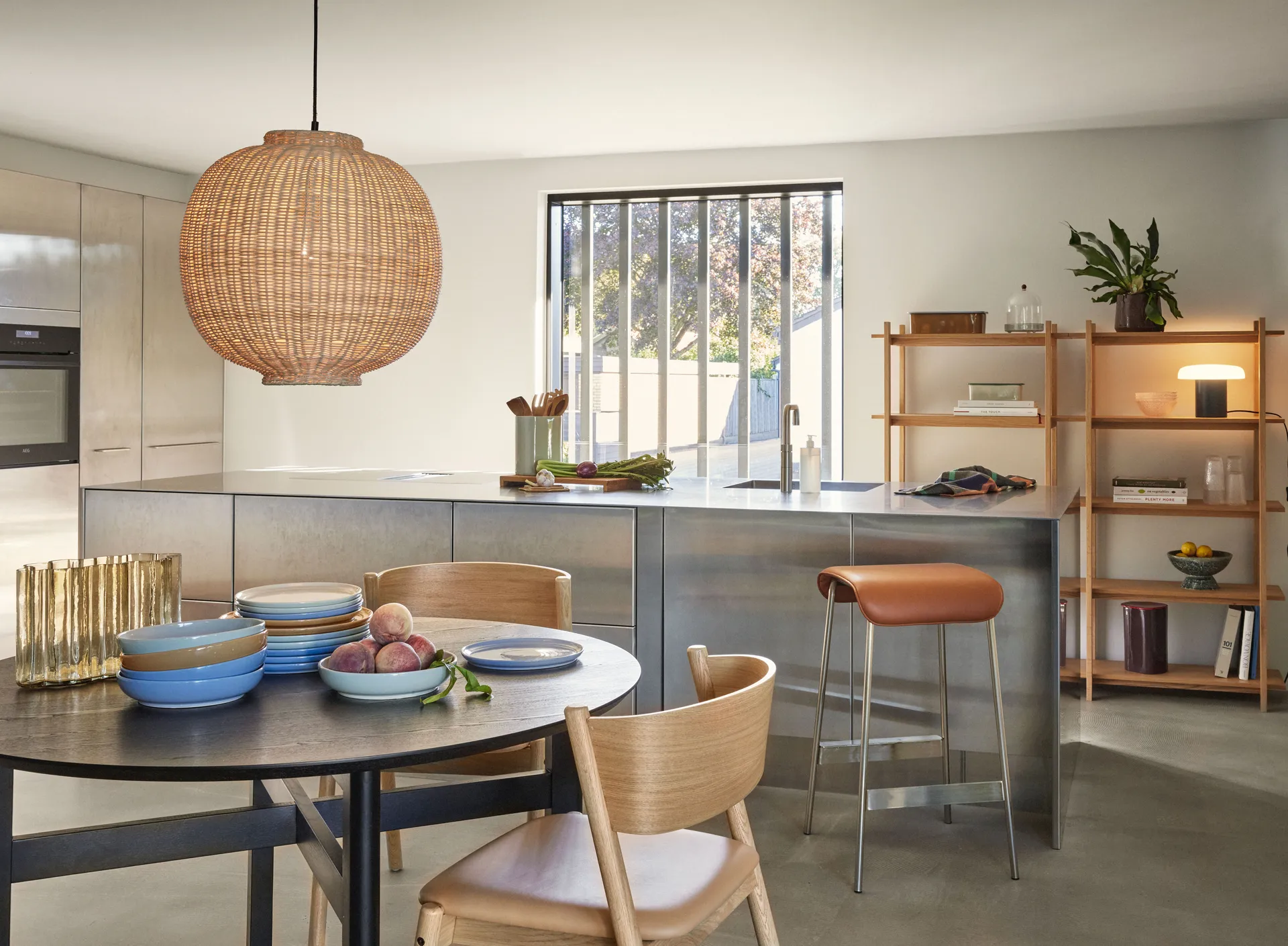 Chand Round riippuvalaisin, Natural Hübsch Interior