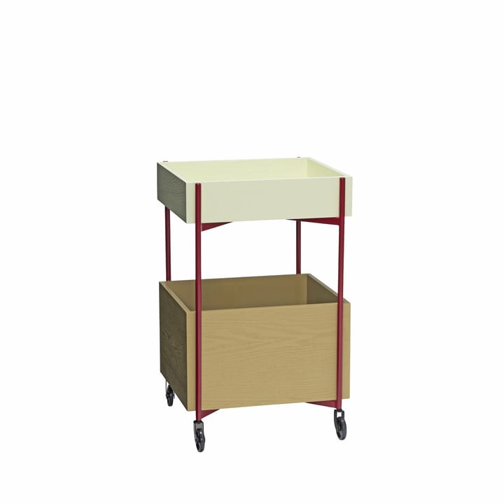 Fresh Rullakko 70 cm - Khaki-viininpunainen - Hübsch