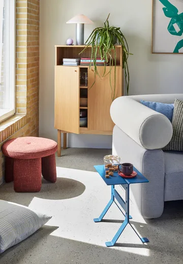 Heir säilytyspurkki matala - Keltainen - Hübsch Interior