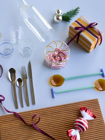 Heir säilytyspurkki matala - Keltainen - Hübsch Interior