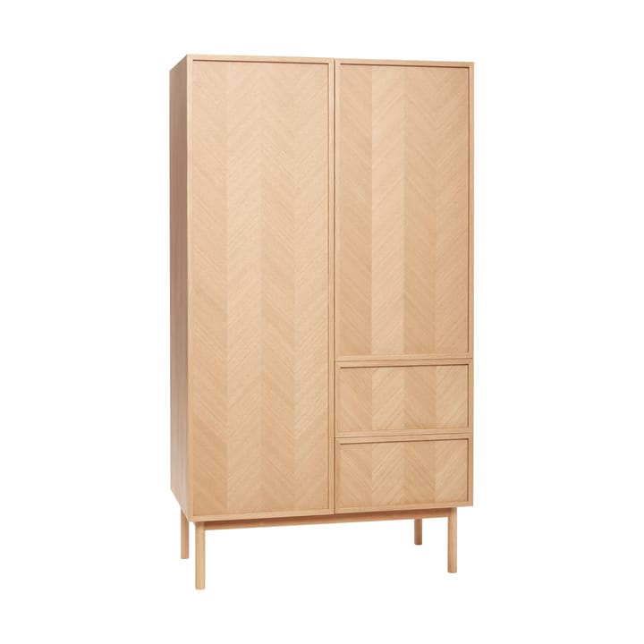 Herringbone vaatekaappi suuri - Tammi - Hübsch