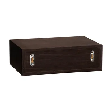 Hide-säilytyslaatikko - Dark oak, 30x20x10 cm - Hübsch