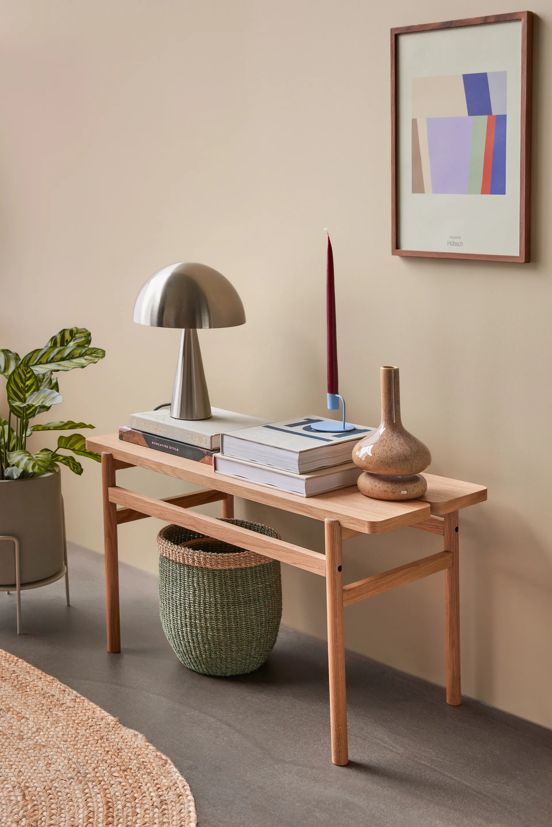 Hübsch pöytävalaisin 33 cm, Metalli-nikkeli Hübsch Interior