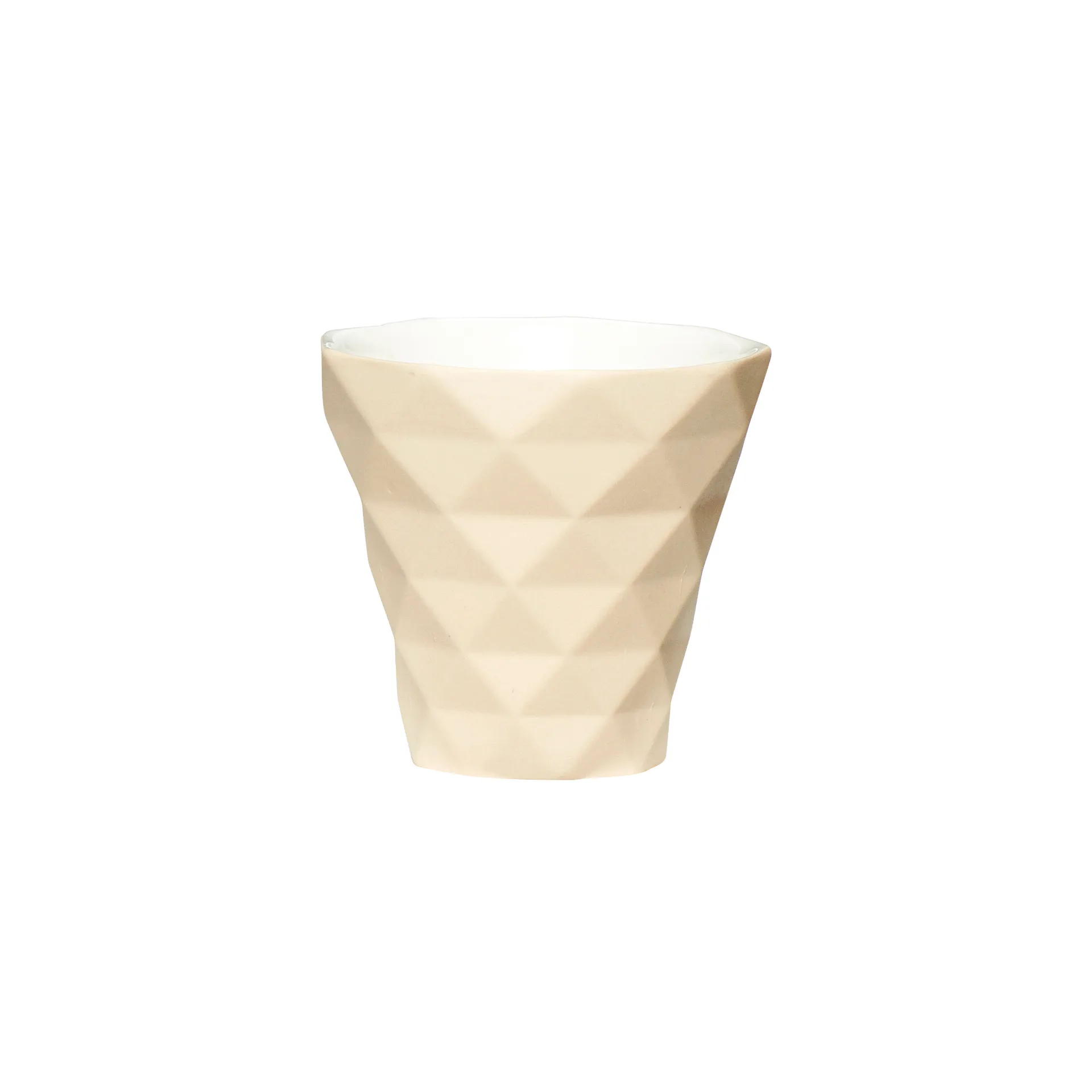 Kynttilälyhty Ø9 cm, Keltainen Hübsch Interior