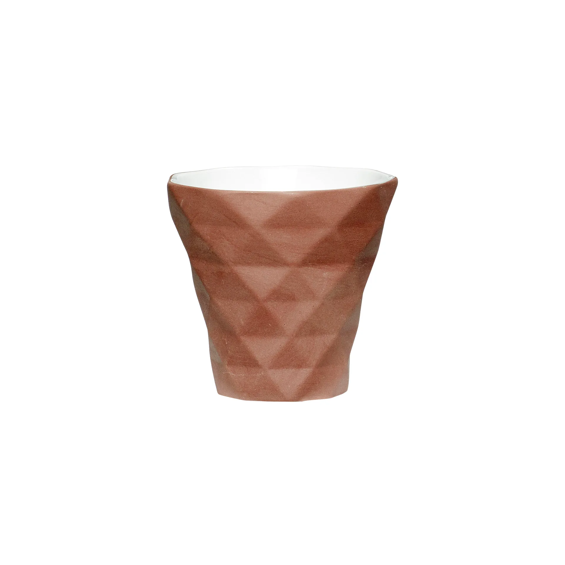 Kynttilälyhty Ø9 cm, Ruskea Hübsch Interior