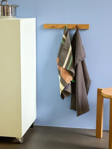 Leikkisä keittiöpyyhe 2-pack - Moniväri - Hübsch Interior