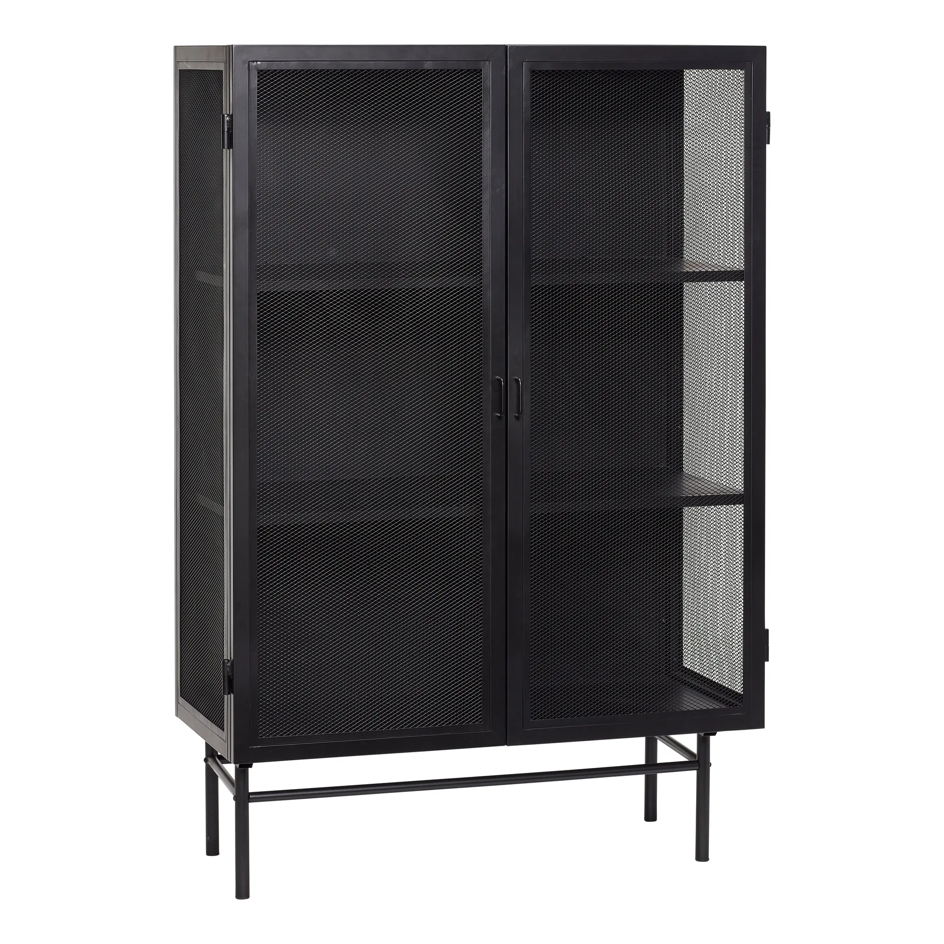 Metallikaappi 100x45x150 cm, Musta Hübsch Interior