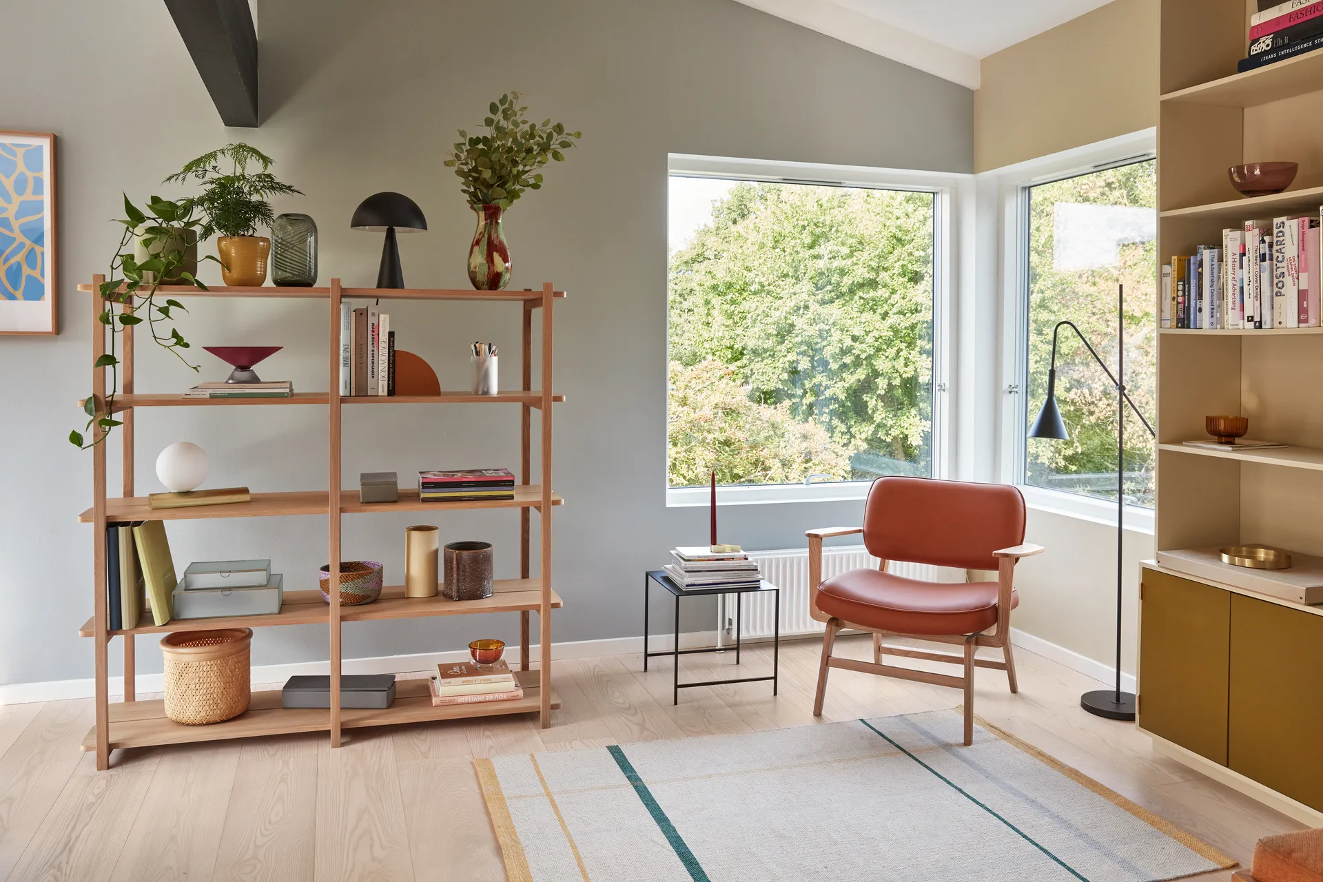 Mush pöytälamppu, Musta, mini 34 cm Hübsch Interior