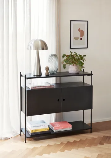 Mush pöytälamppu - Nikkeli, tall 50 cm - Hübsch Interior