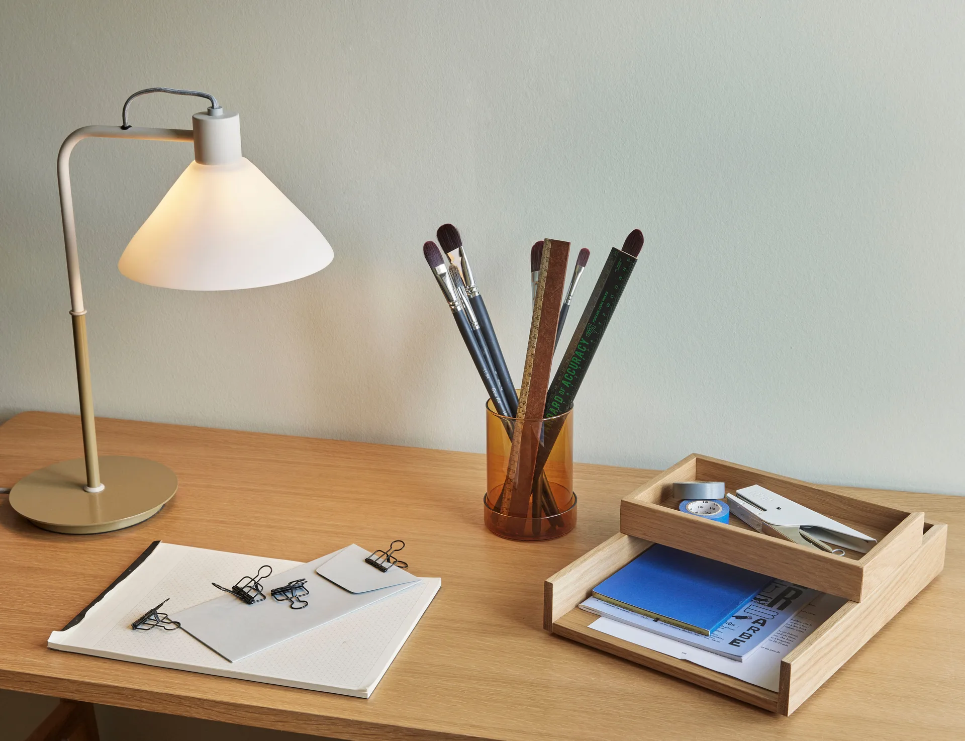 Rail pöytäteline 2 osaa, Luonto Hübsch Interior