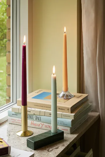 Tiili kynttilänjalka - Vihreä - Hübsch Interior