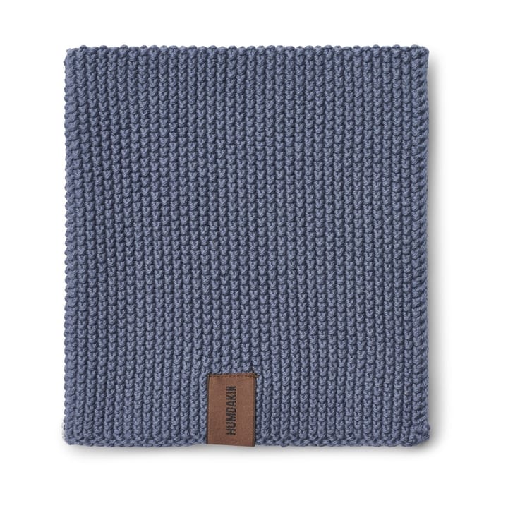 Humdakin Knitted -tiskipyyhe 28x28 cm, Blue stone Humdakin