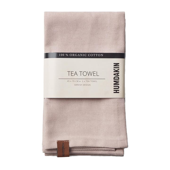 Humdakin Recycled keittiöpyyhe 45 x 70 cm 2-pack, Latte Humdakin
