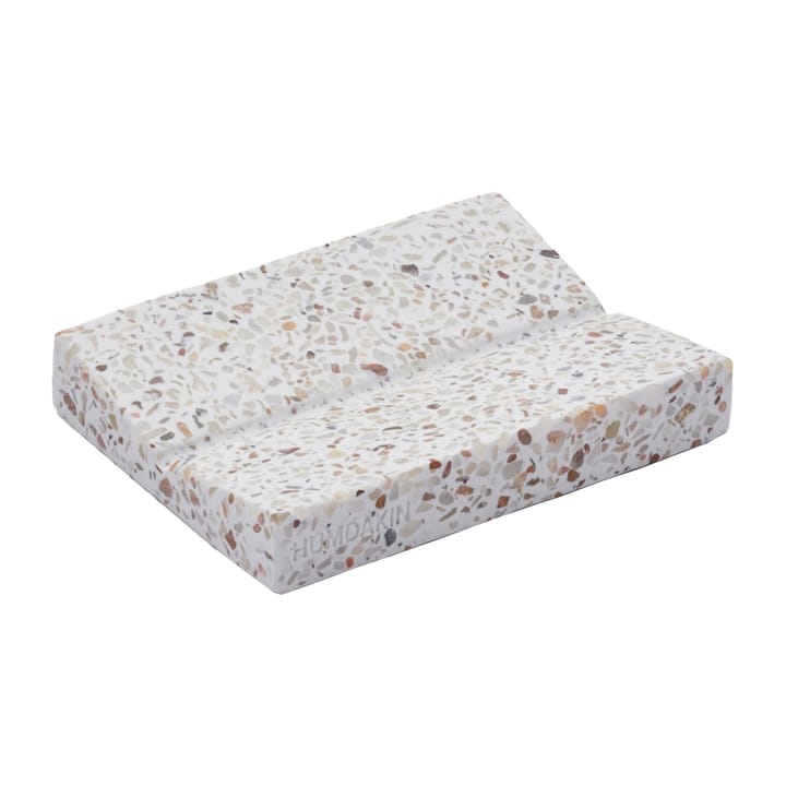 Humdakin Terrazzo -saippua-alusta 9 x 19 cm - Punainen-beige - Humdakin