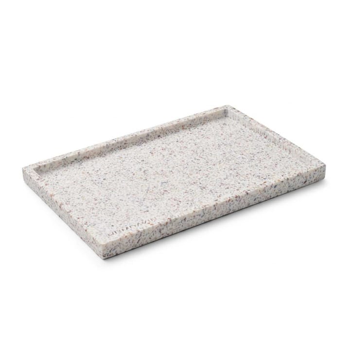 Humdakin Terrazzo -tarjotin 30x20 cm, White-brown Humdakin