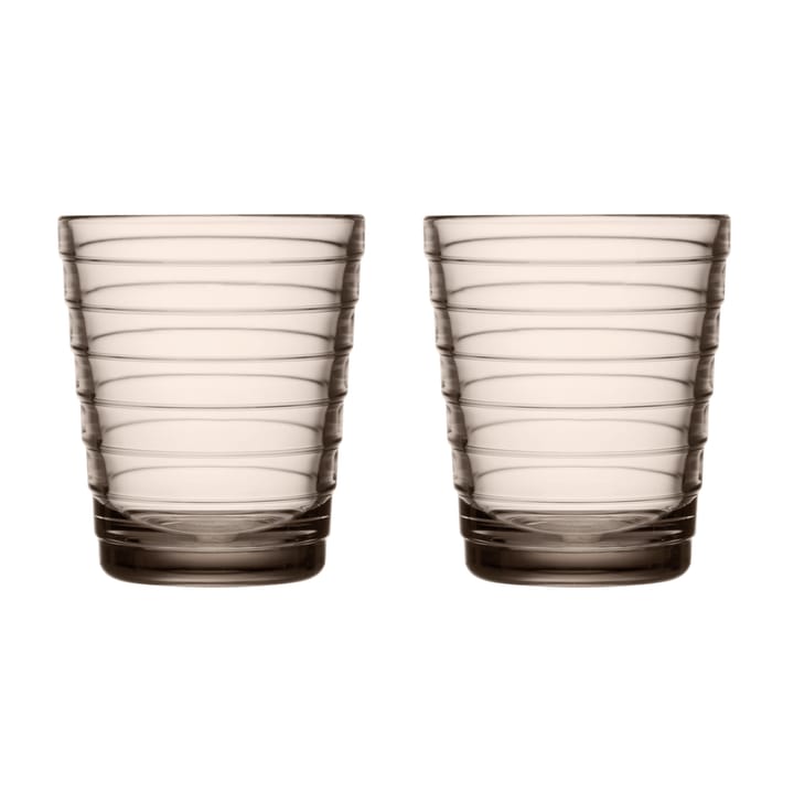 Aino Aalto juomalasi 2 kpl 22 cl - Pellava - Iittala